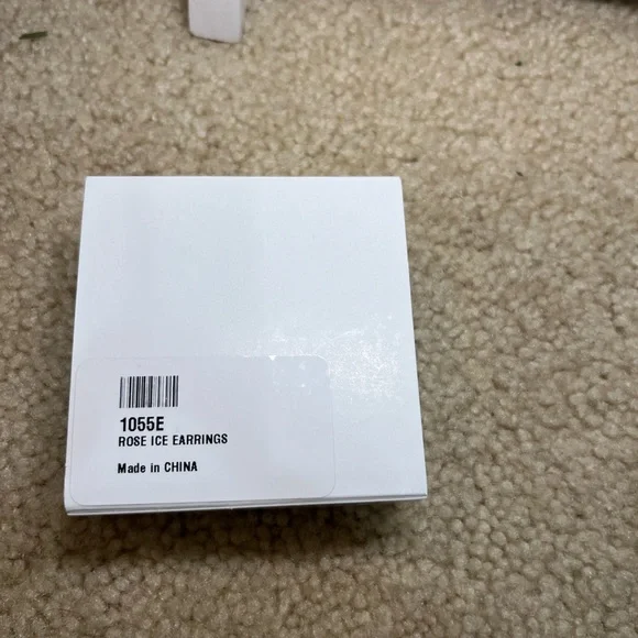 Touchstone Crystal by Swarovski Pink Stud Earrings - Picture 2 of 3